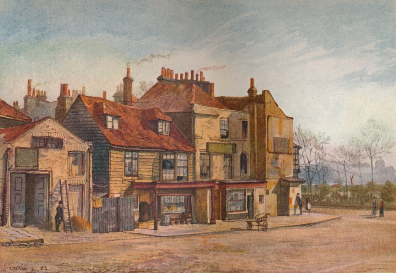 Näkymä Lawrence Streetille, Chelsea, Lontoo, 1882 tekijältä John Crowther