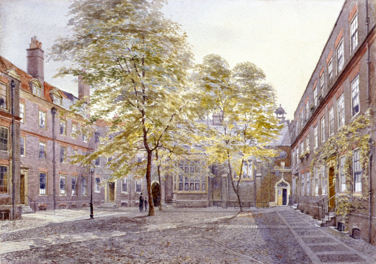 Näkymä Staple Innistä Lontoossa, 1882 tekijältä John Crowther