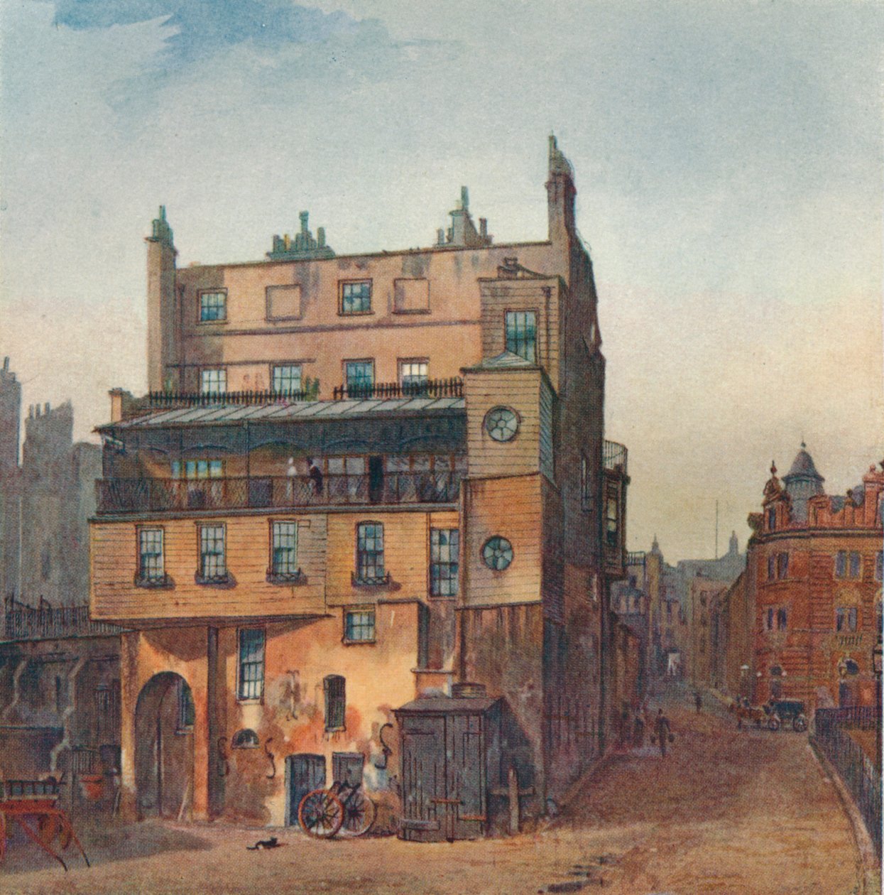 Näkymä talosta, Cecil Street, Westminster, Lontoo, 1882 tekijältä John Crowther