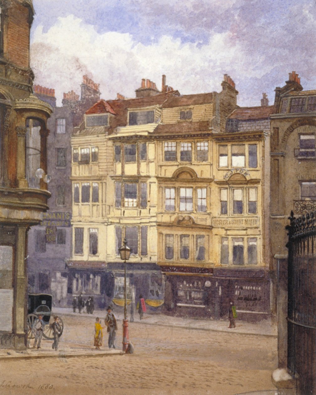 Näkymä nro 164-165 Strand, Westminster, Lontoo, 1880 tekijältä John Crowther
