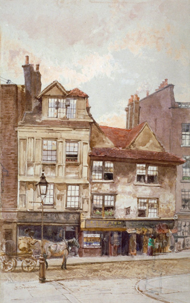 Näkymä nro 87-89 Drury Lane, Westminster, Lontoo, c1880 tekijältä John Crowther