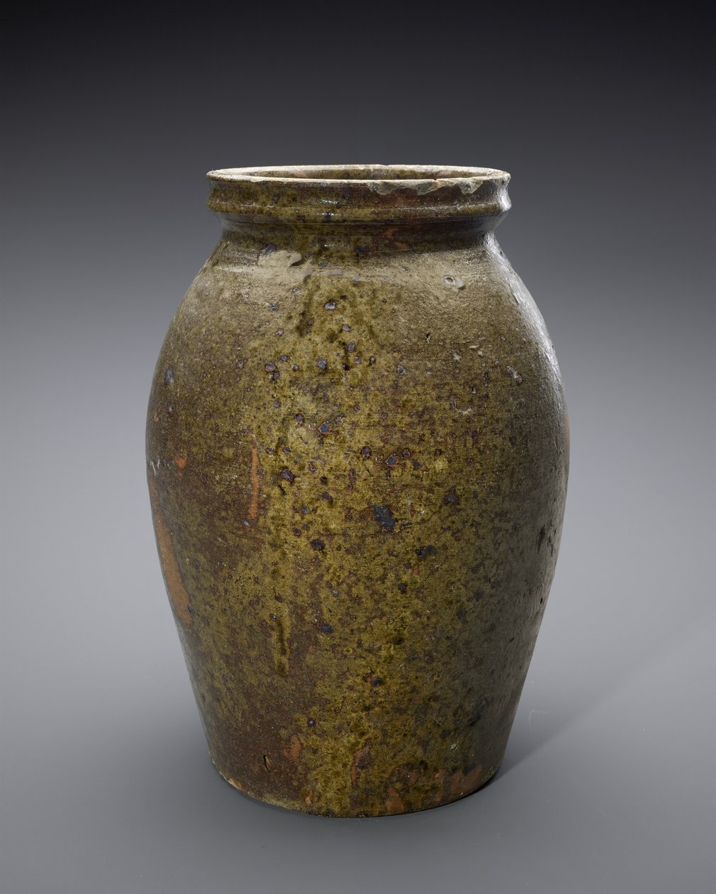 Jar, c. 1850-1883 (alkalilasitettu keramiikka) tekijältä John Davis (attr.to) Leopard
