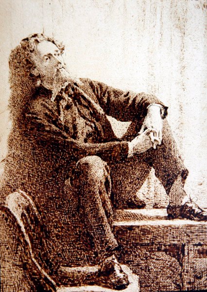 Charles Keenen muotokuva tekijältä John Dawson Watson