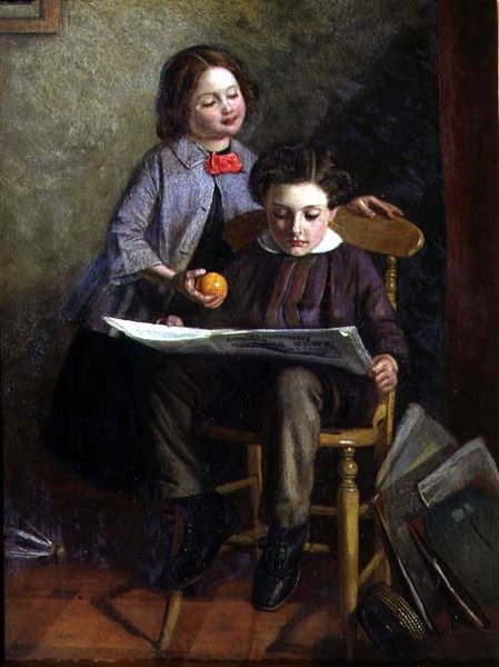 Sovitus (öljy paneelissa) tekijältä John Dawson Watson
