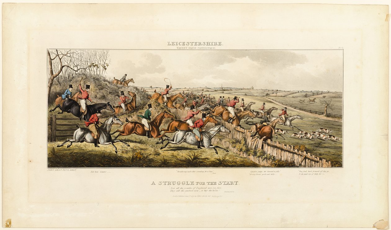 A Struggle for the Start, levy yksi Leicestershire Huntista tekijältä John Dean Paul