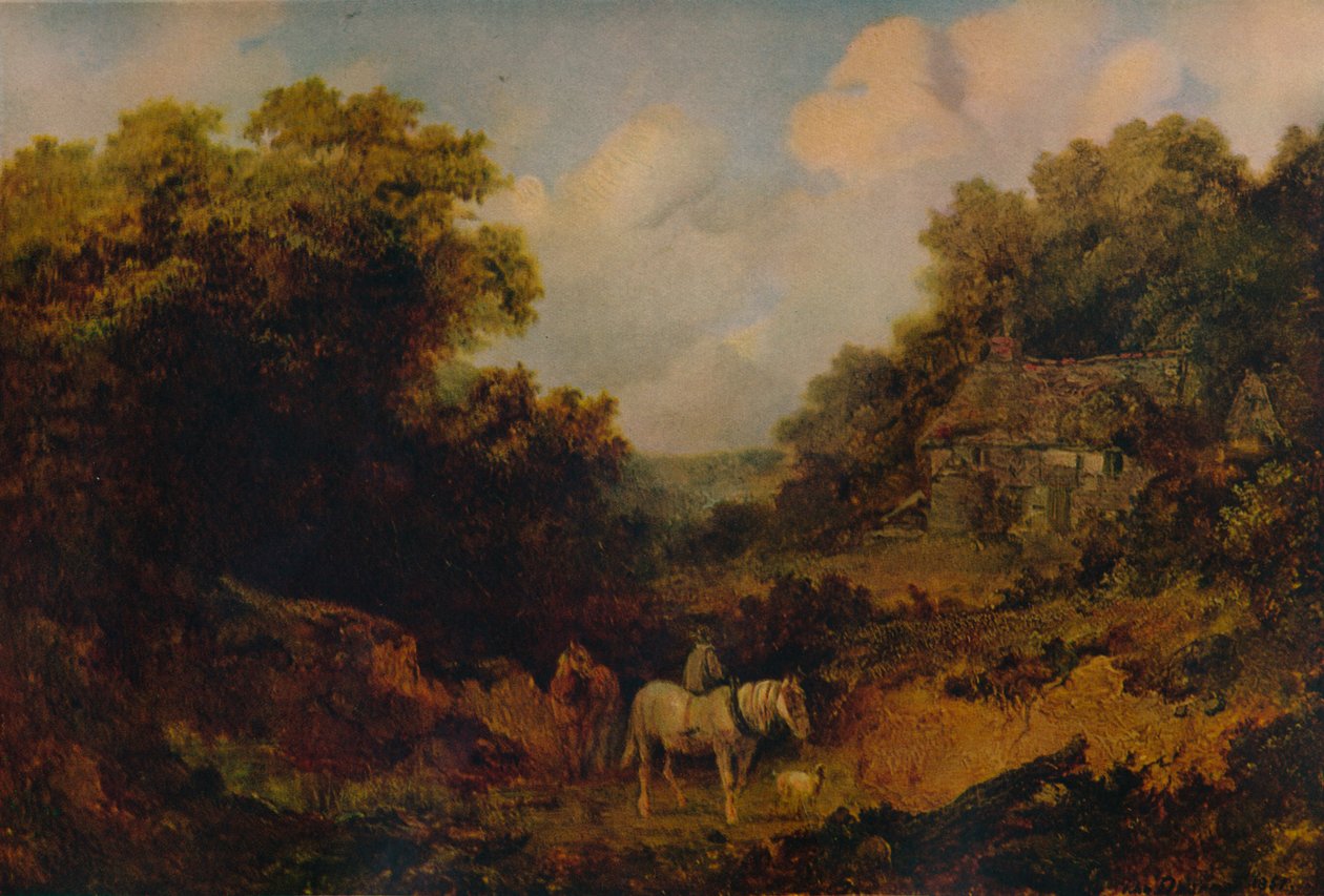 "Lane Scene", 1851, 1935 tekijältä John Dearman
