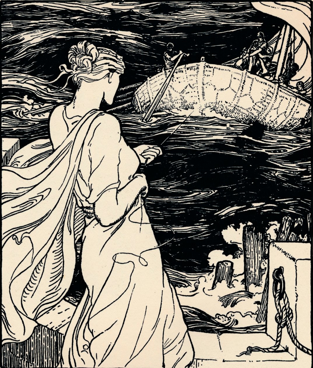 The Queen of the Magic Clew, c1900 tekijältä John Dickson Batten