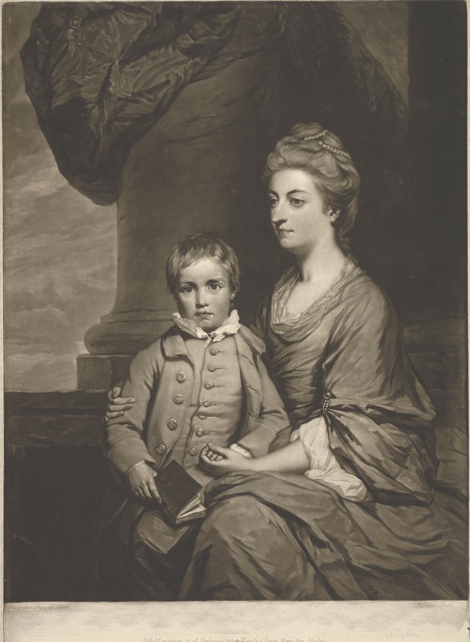 Elizabeth, Pembroken kreivitär, ja Rt. Kunnia. George, lordi Herbert tekijältä John Dixon
