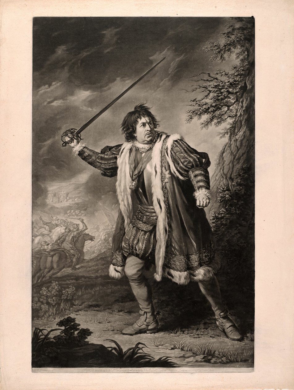 Mr. Garrick elokuvassa "Richard the Third" tekijältä John Dixon
