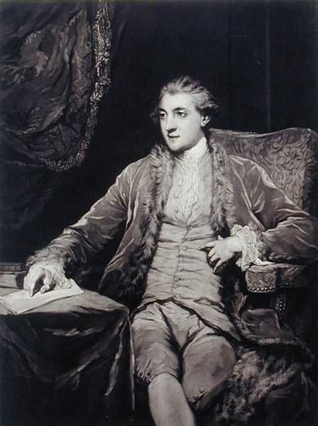 Leinsterin herttuan muotokuva (1722-73) (litografia) tekijältä John Dixon