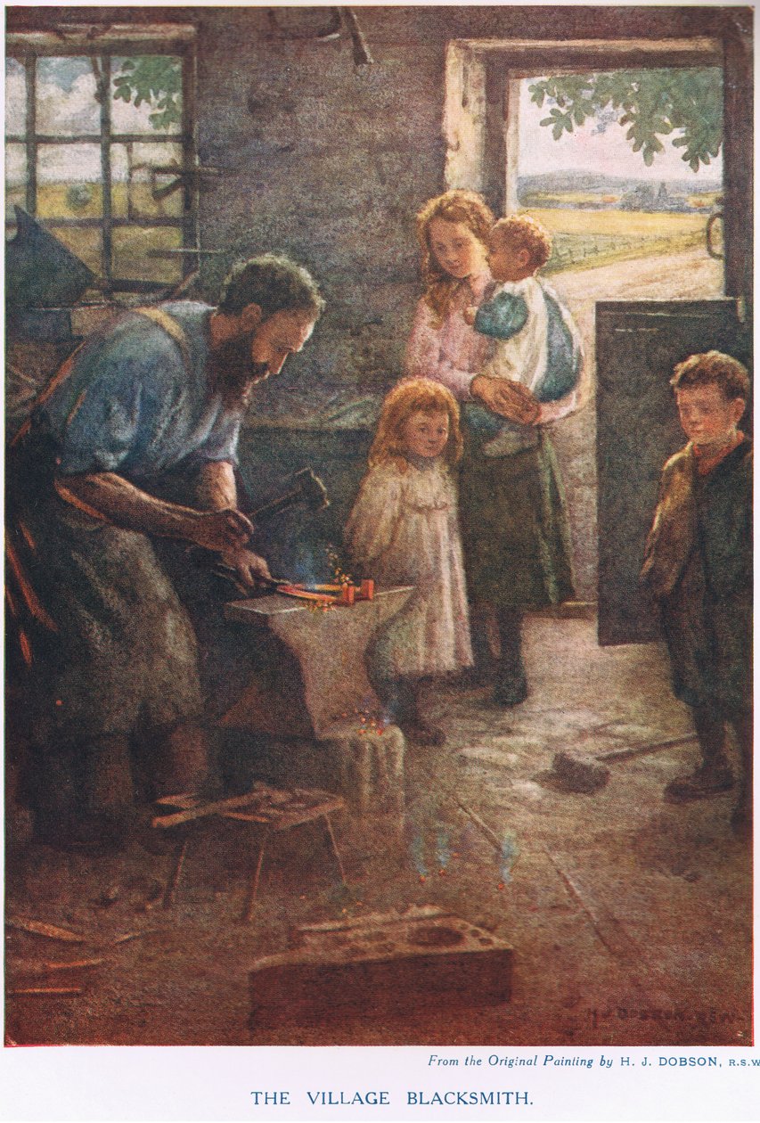 Kylän seppä tekijältä John Dobson