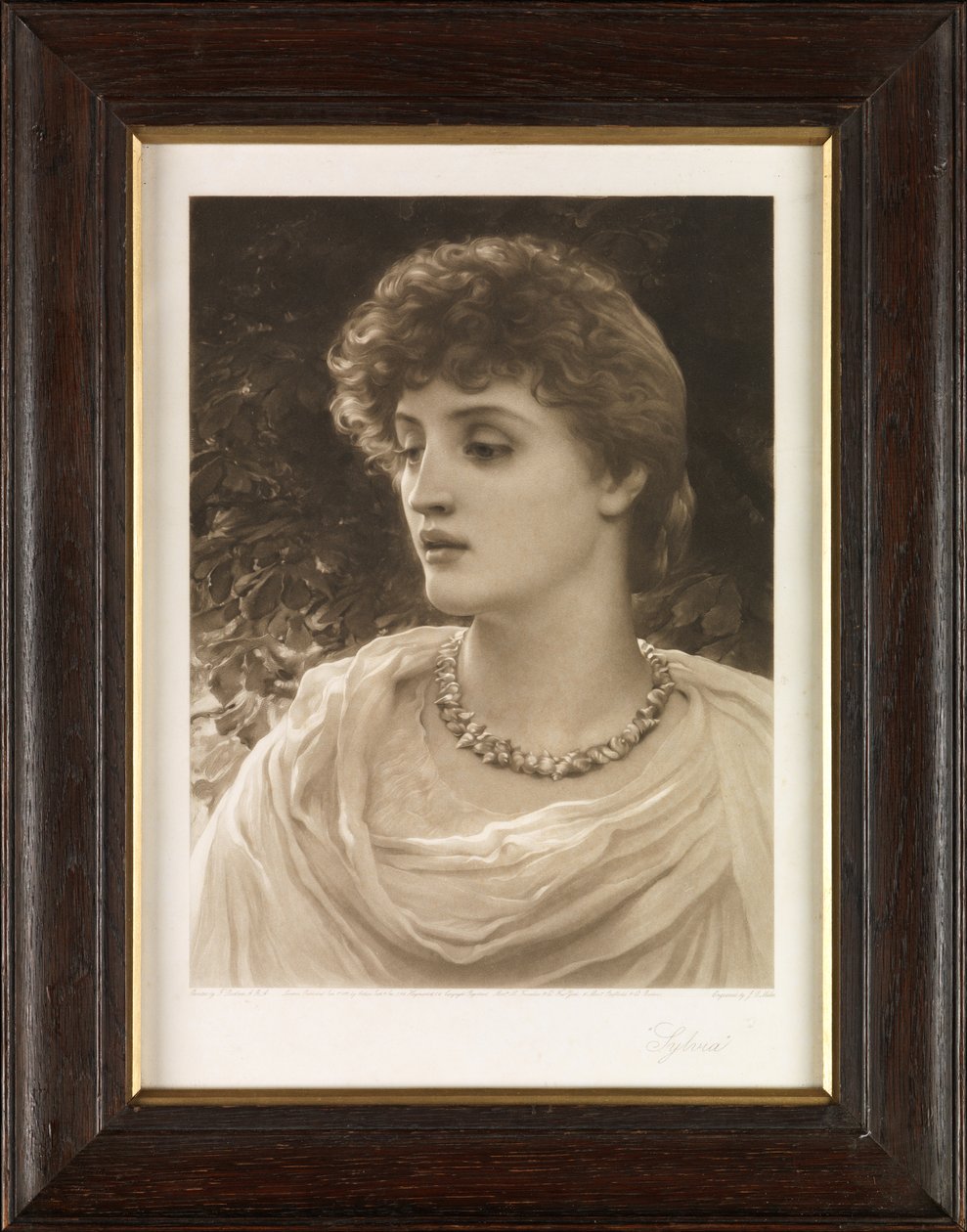 Sylvia (mezzotint) tekijältä John Douglas Miller