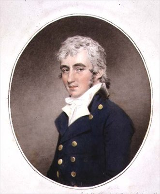 Mr Keeble (tai Keble) 1798 (liitu, akvarelli paperille) tekijältä John Downman