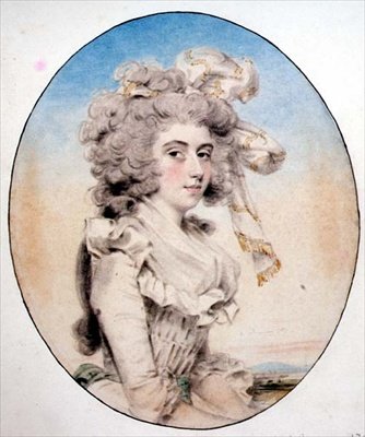 Nro 2341.f14 Miss Elizabeth Munro tekijältä John Downman