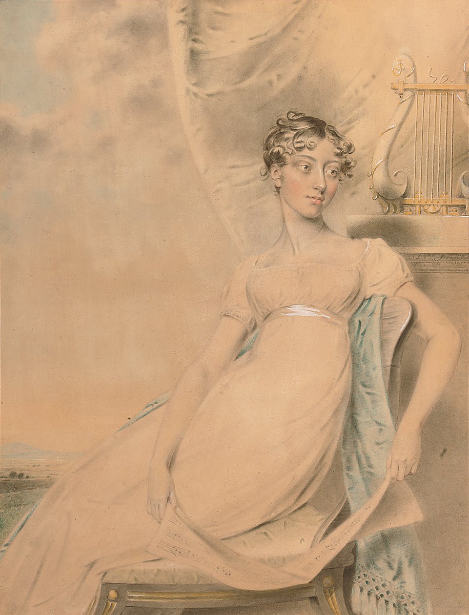 Anne Lucy Poulettin, Lady Nugentin muotokuva tekijältä John Downman