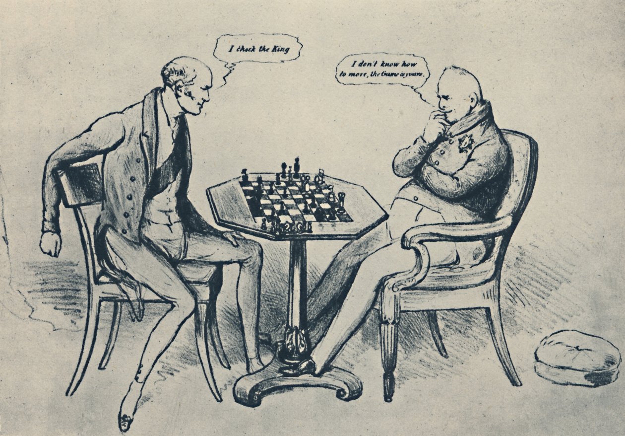 Shakkipeli: Lord Gray pelaa William IV:tä, 1948 tekijältä John Doyle