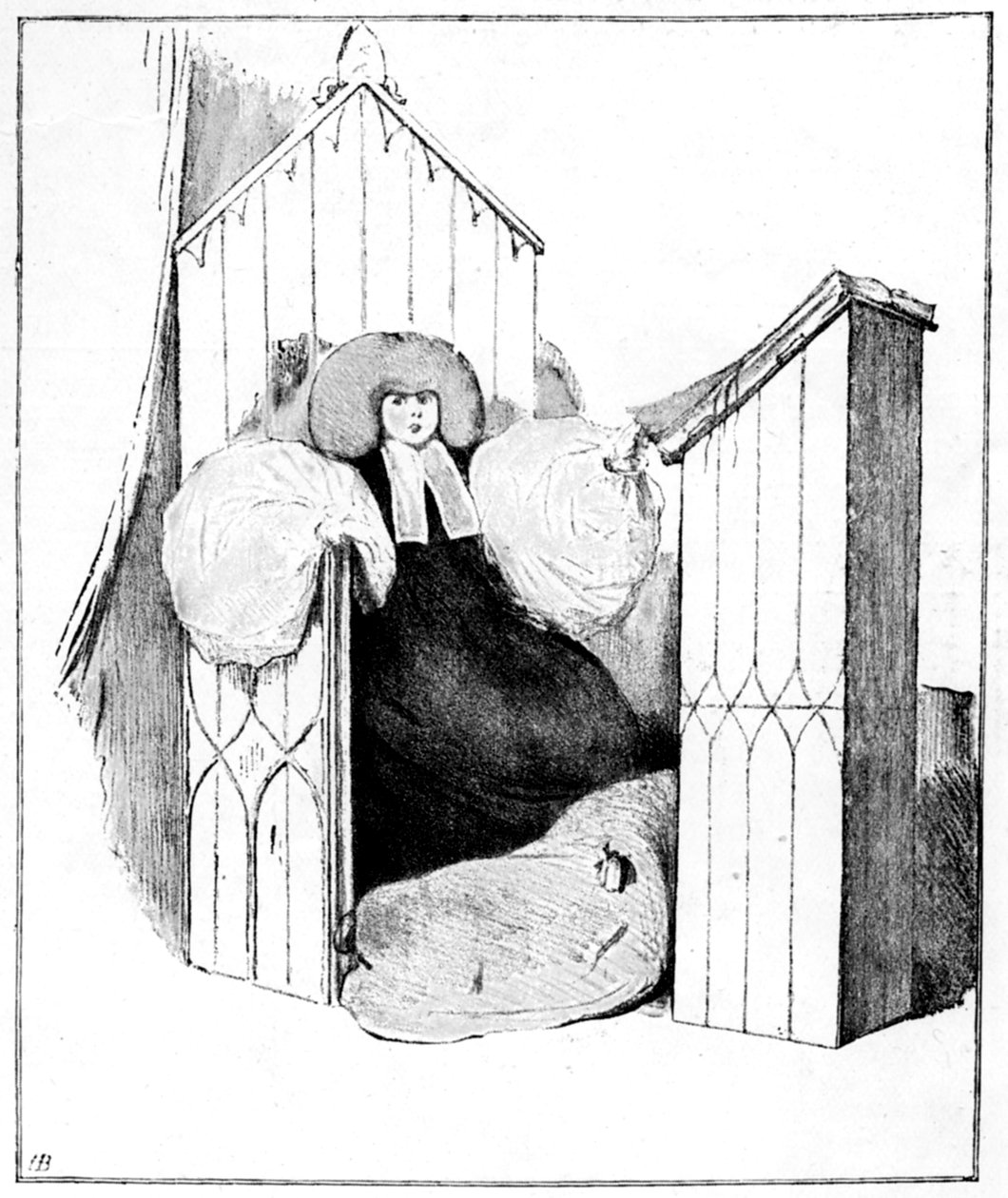 Varhainen karikatyyri prinsessa Victoriasta, 1831, 1901 tekijältä John Doyle