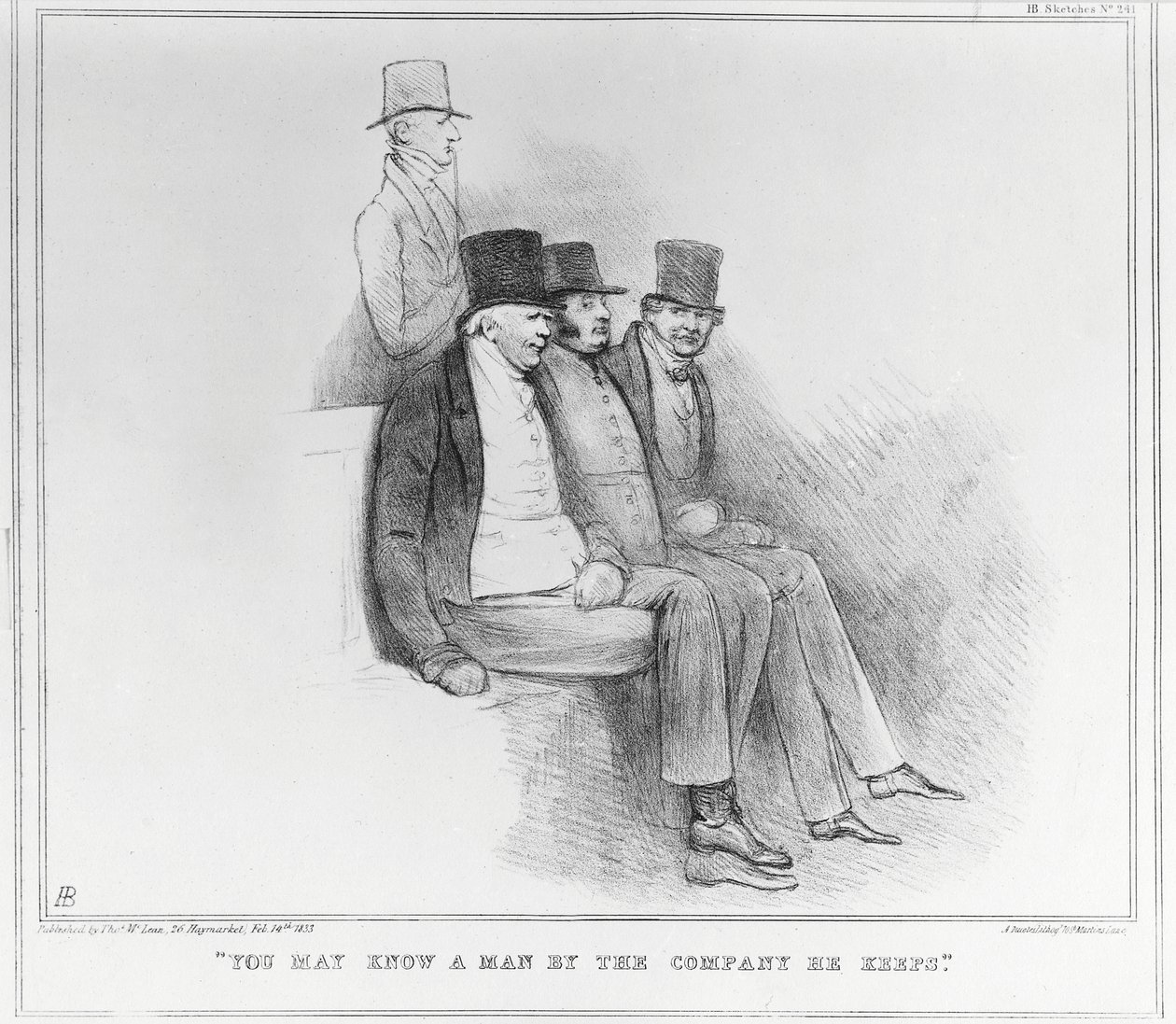 Saatat tuntea miehen yrityksensä perusteella, 1833 tekijältä John Doyle
