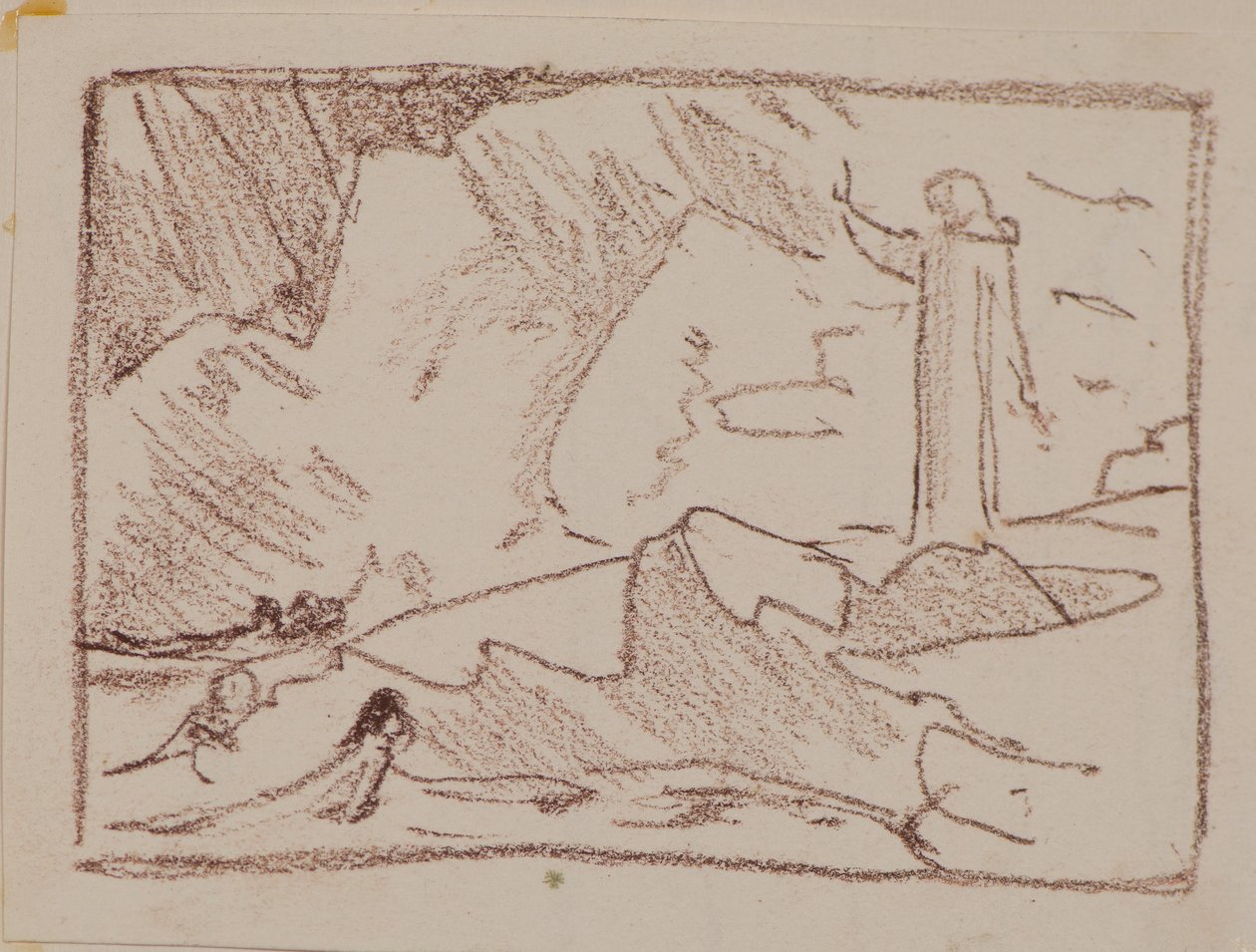 Columba siunaus merenneito (lyijykynä) tekijältä John Duncan