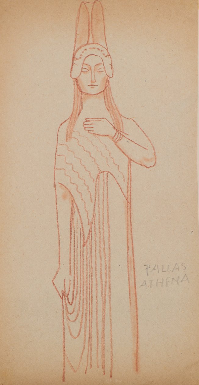 Pallas Athena (lyijykynä) tekijältä John Duncan