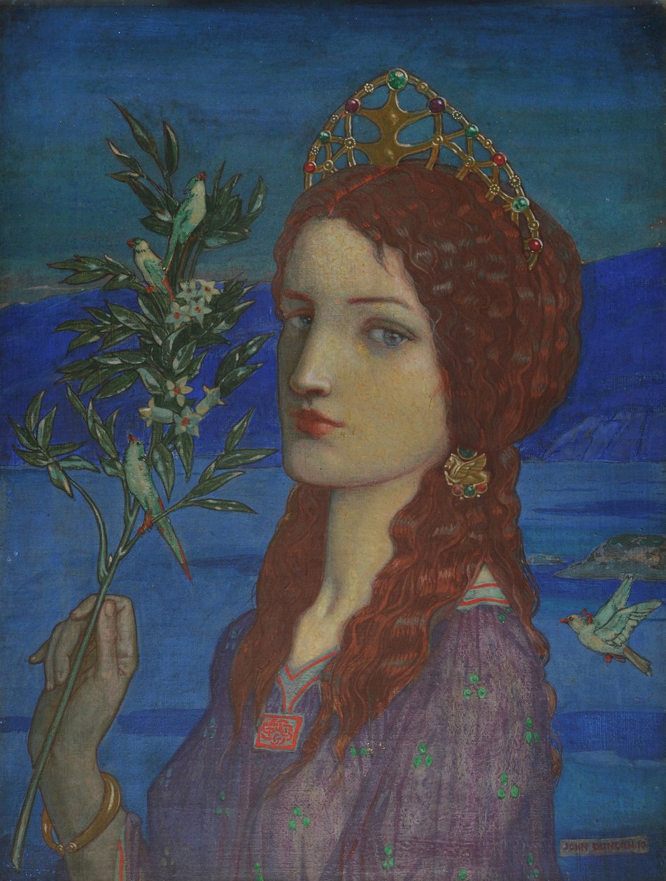 Tethran lähettiläs, 1910 (tempera kankaalle) tekijältä John Duncan