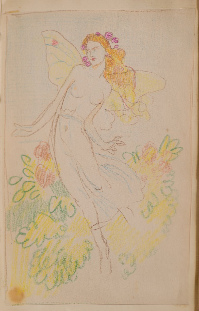 Nimetön [Keiju] (lyijykynä) tekijältä John Duncan