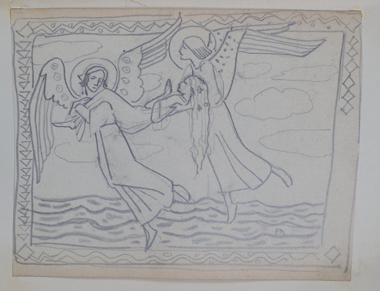 Nimetön [Study for St Bride tekijältä John Duncan