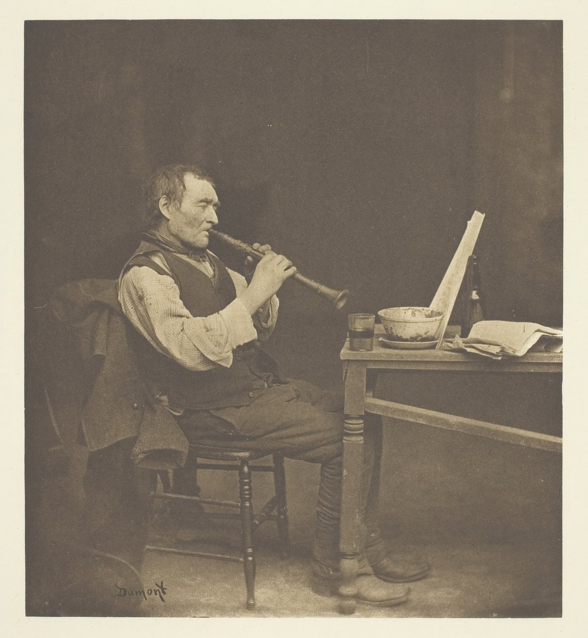 Clarionet Player, c. 1897. tekijältä John E. Dumont