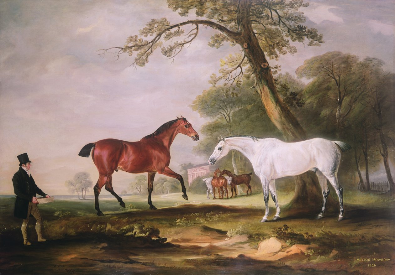 Metsästäjät Melton Mowbrayssa, 1826 tekijältä John E. Ferneley
