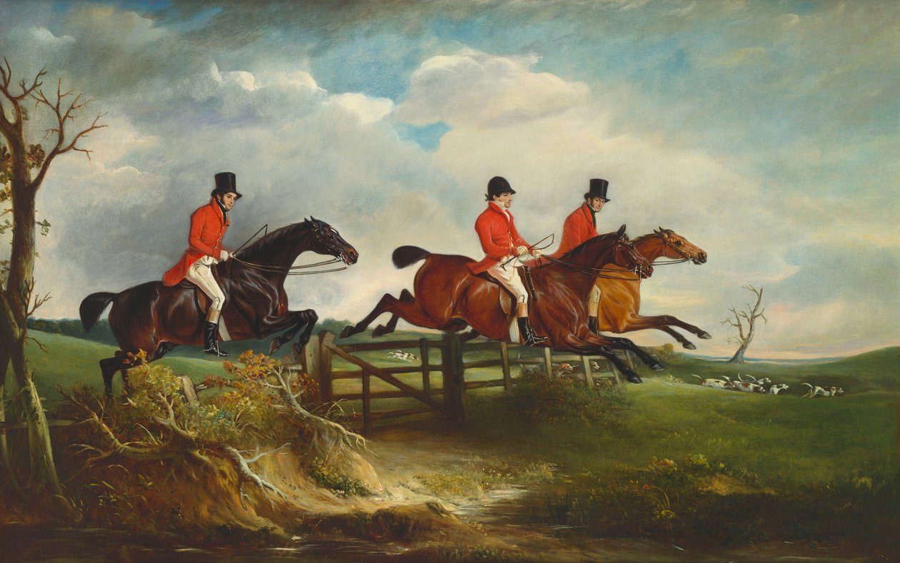 The Squire" Quornin kanssa, 1827 tekijältä John E. Ferneley