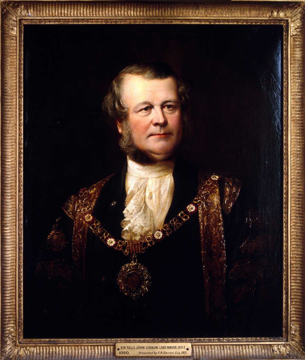 Sir Sills John Gibbons, lordipormestari 1871 tekijältä John Edgar Williams