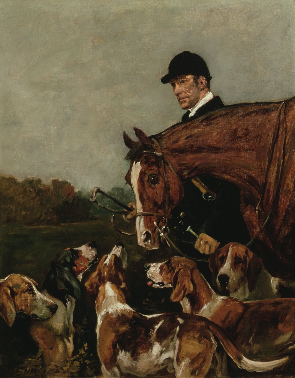 George Wateridge, New Forest Buckhoundsin metsästäjä tekijältä John Emms