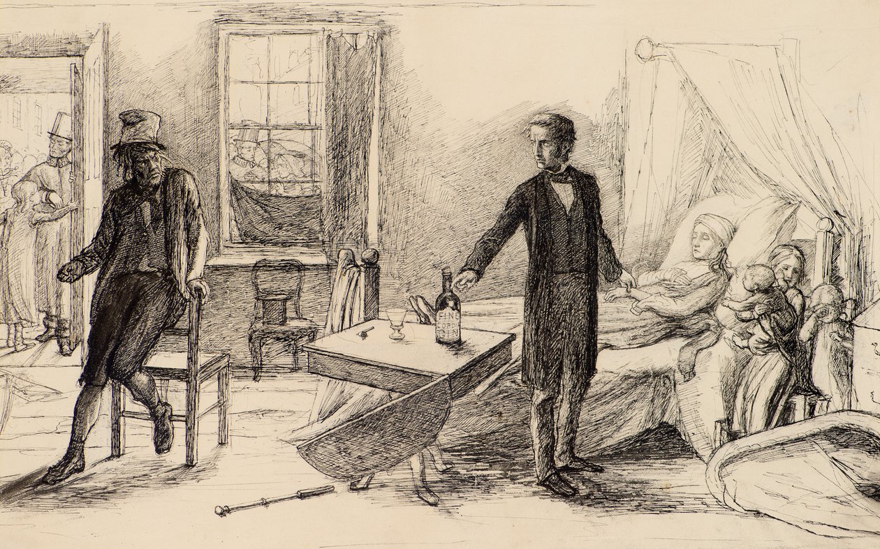 Juoda tekijältä John Everett (attr.to) Millais