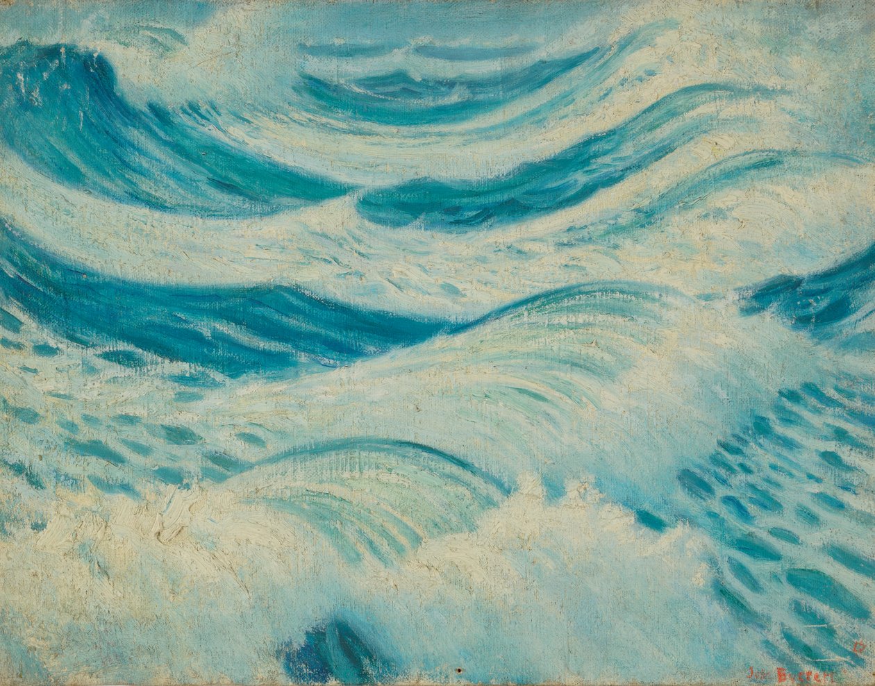 Merimaisema, 1800-luvun loppu - 1900-luvun puoliväli (öljy kankaalle) tekijältä John Everett