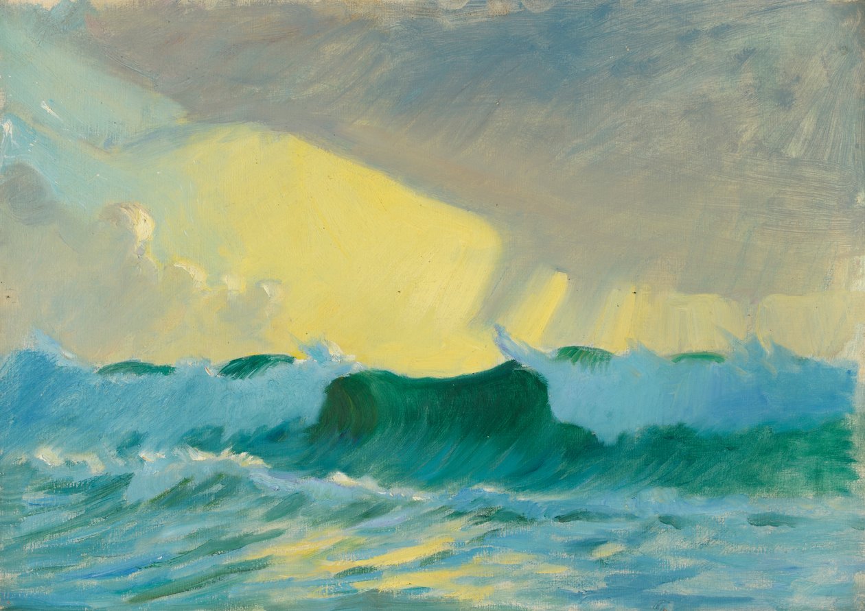 Merimaisema, 1800-luvun loppu - 1900-luvun puoliväli (öljy paperille) tekijältä John Everett
