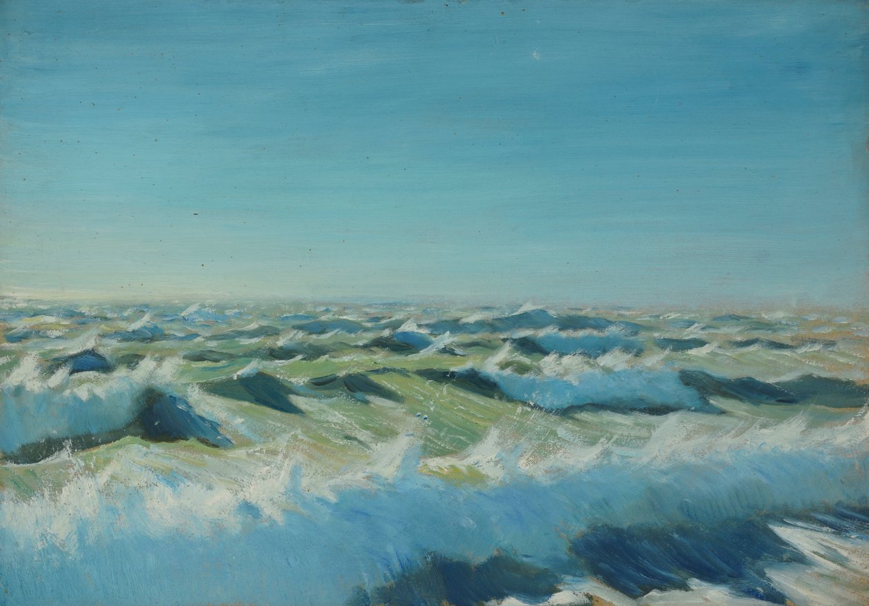 Merimaisema, 1800-luvun loppu - 1900-luvun puoliväli (öljy paperille) tekijältä John Everett
