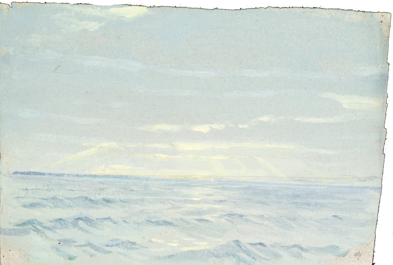 Merimaisema, 1800-luvun loppu - 1900-luvun puoliväli (öljy paperille) tekijältä John Everett