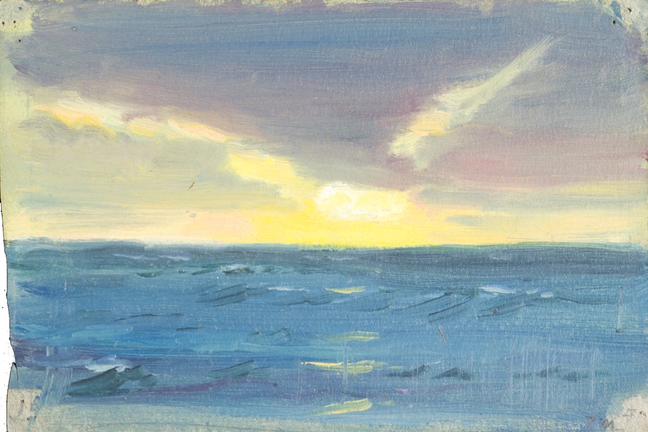 Merimaisema, 1800-luvun loppu - 1900-luvun puoliväli (öljy paperille) tekijältä John Everett