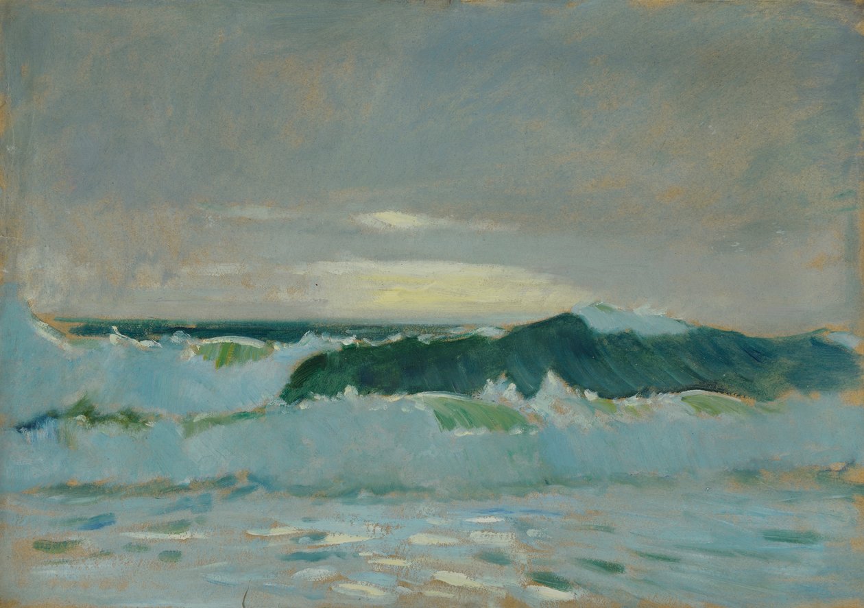 Merimaisema, 1800-luvun loppu - 1900-luvun puoliväli (öljy paperille) tekijältä John Everett