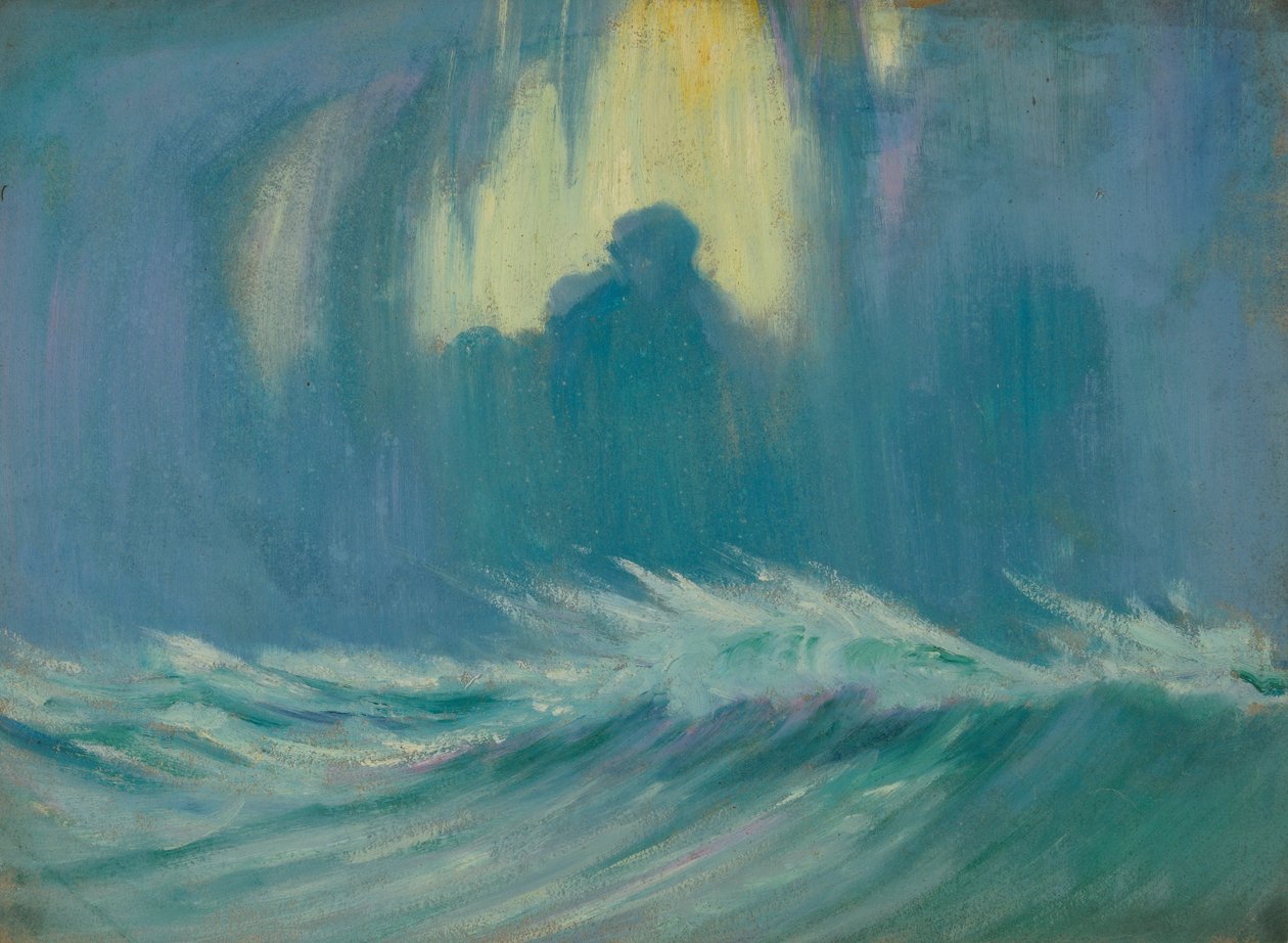 Merimaisema, 1800-luvun loppu - 1900-luvun puoliväli (öljy paperille) tekijältä John Everett