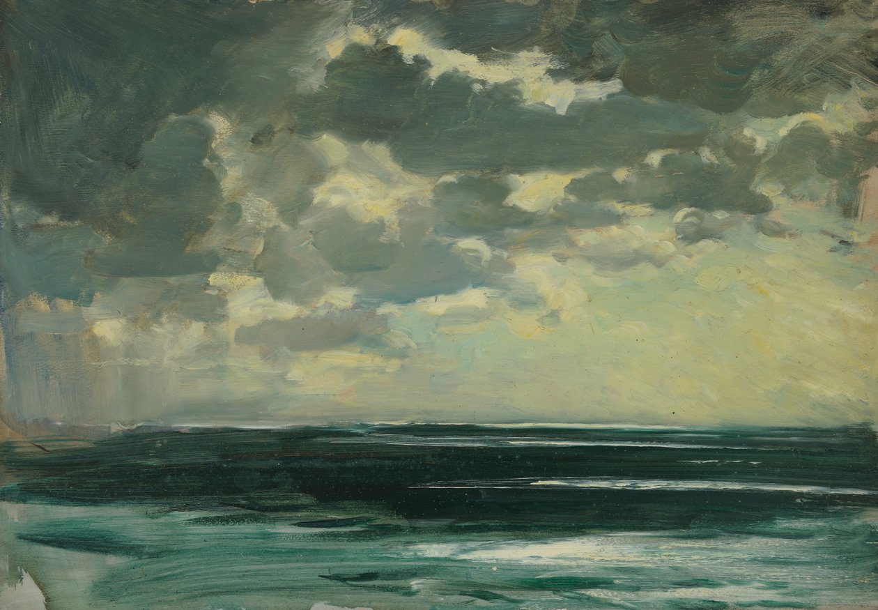 Merimaisema, 1800-luvun loppu - 1900-luvun puoliväli (öljy paperille) tekijältä John Everett