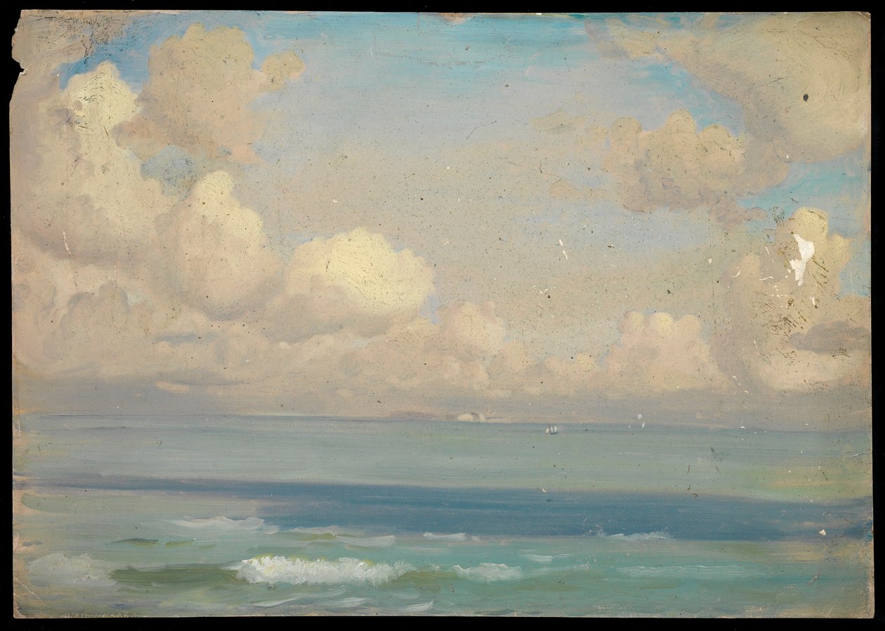 Merimaisema, 1800-luvun loppu - 1900-luvun puoliväli (öljy paperille) tekijältä John Everett