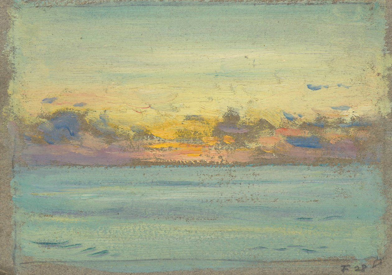 Merimaisema, 1800-luvun loppu - 1900-luvun puoliväli (öljy paperille) tekijältä John Everett