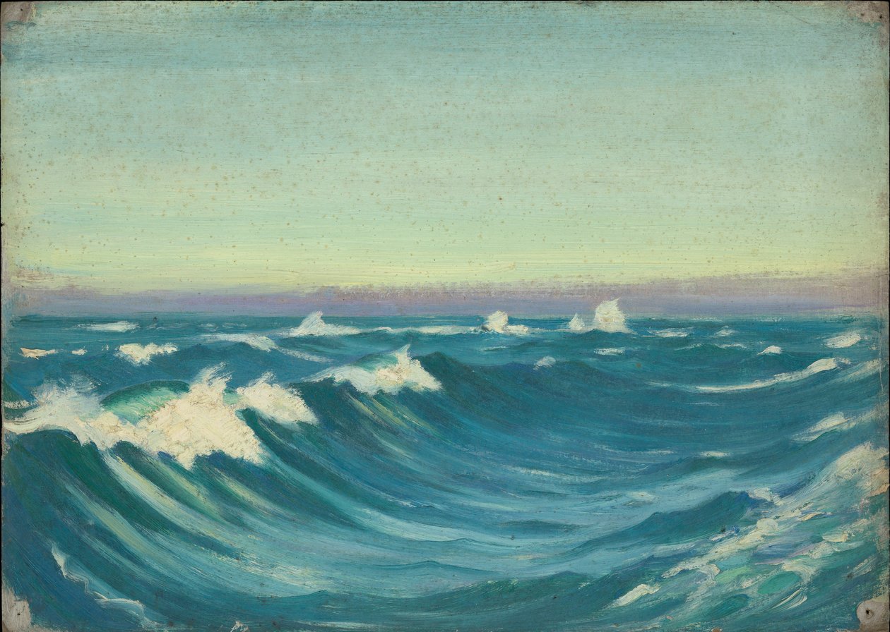 Merimaisema, 1800-luvun loppu - 1900-luvun puoliväli (öljy paperille) tekijältä John Everett