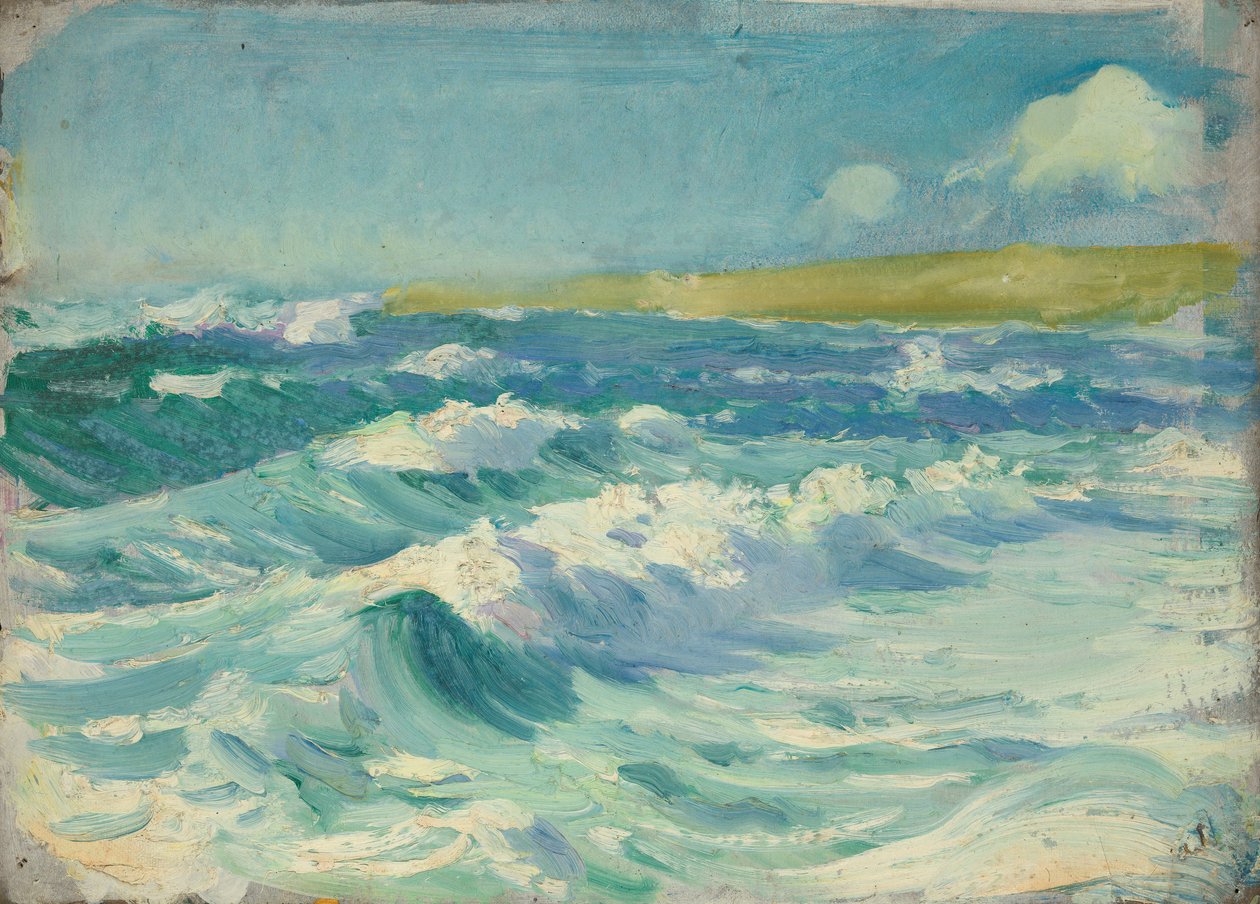 Merimaisema, 1800-luvun loppu - 1900-luvun puoliväli (öljy paperille) tekijältä John Everett