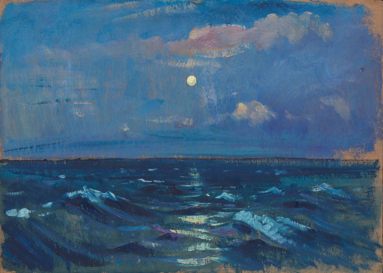 Merimaisema, 1800-luvun loppu - 1900-luvun puoliväli (öljy paperille) tekijältä John Everett