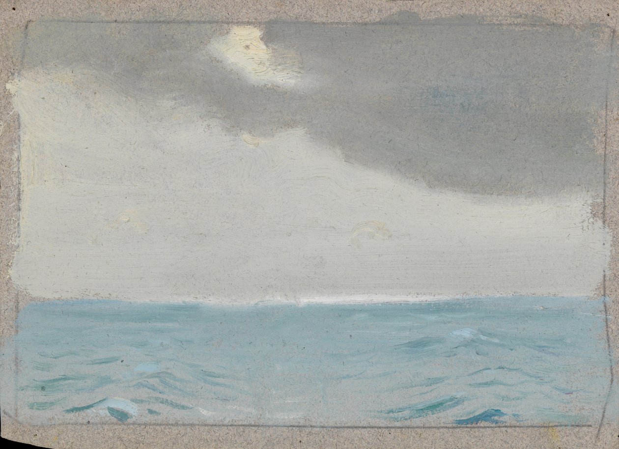 Merimaisema, 1800-luvun loppu - 1900-luvun puoliväli (öljy paperille) tekijältä John Everett