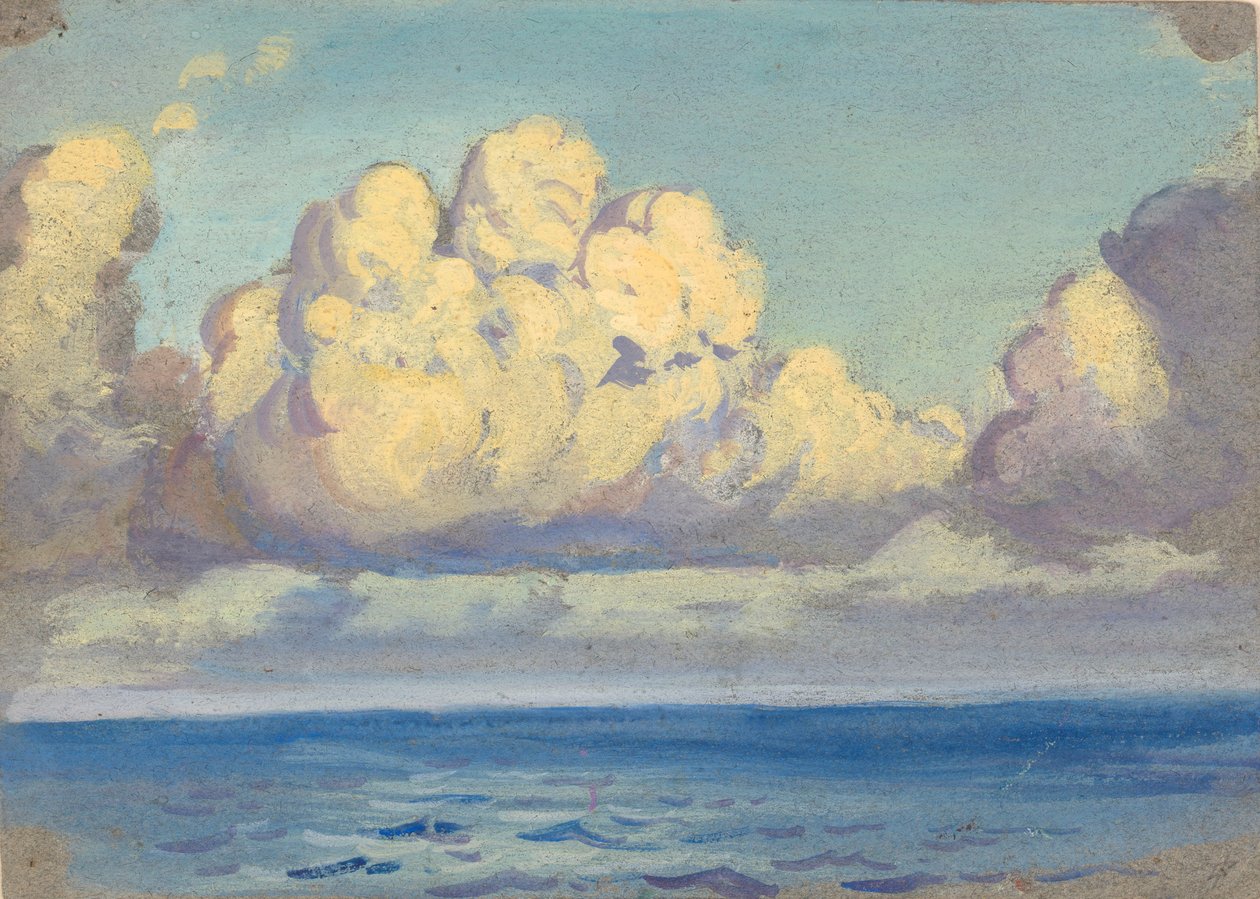 Merimaisema, 1800-luvun loppu - 1900-luvun puoliväli (akvarelli, grafiitti, guassi, paperi) tekijältä John Everett
