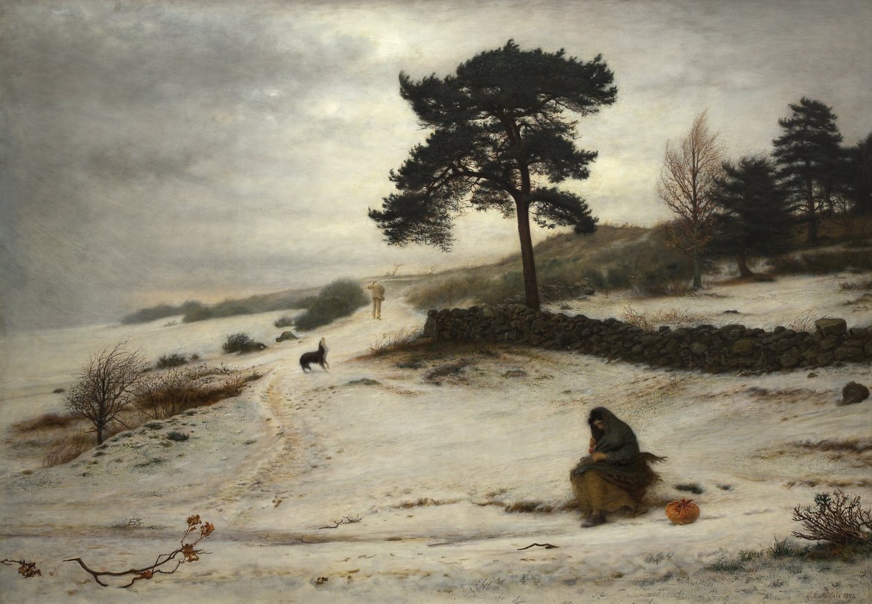 Puhalla puhalla puhalla sinä talvituuli tekijältä John Everett Millais