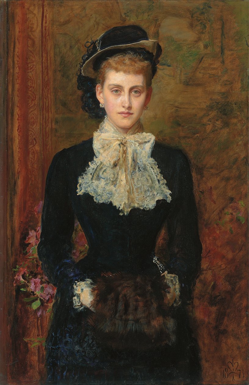 Kreivitär de Pourtales, entinen rouva, 1876 tekijältä John Everett Millais